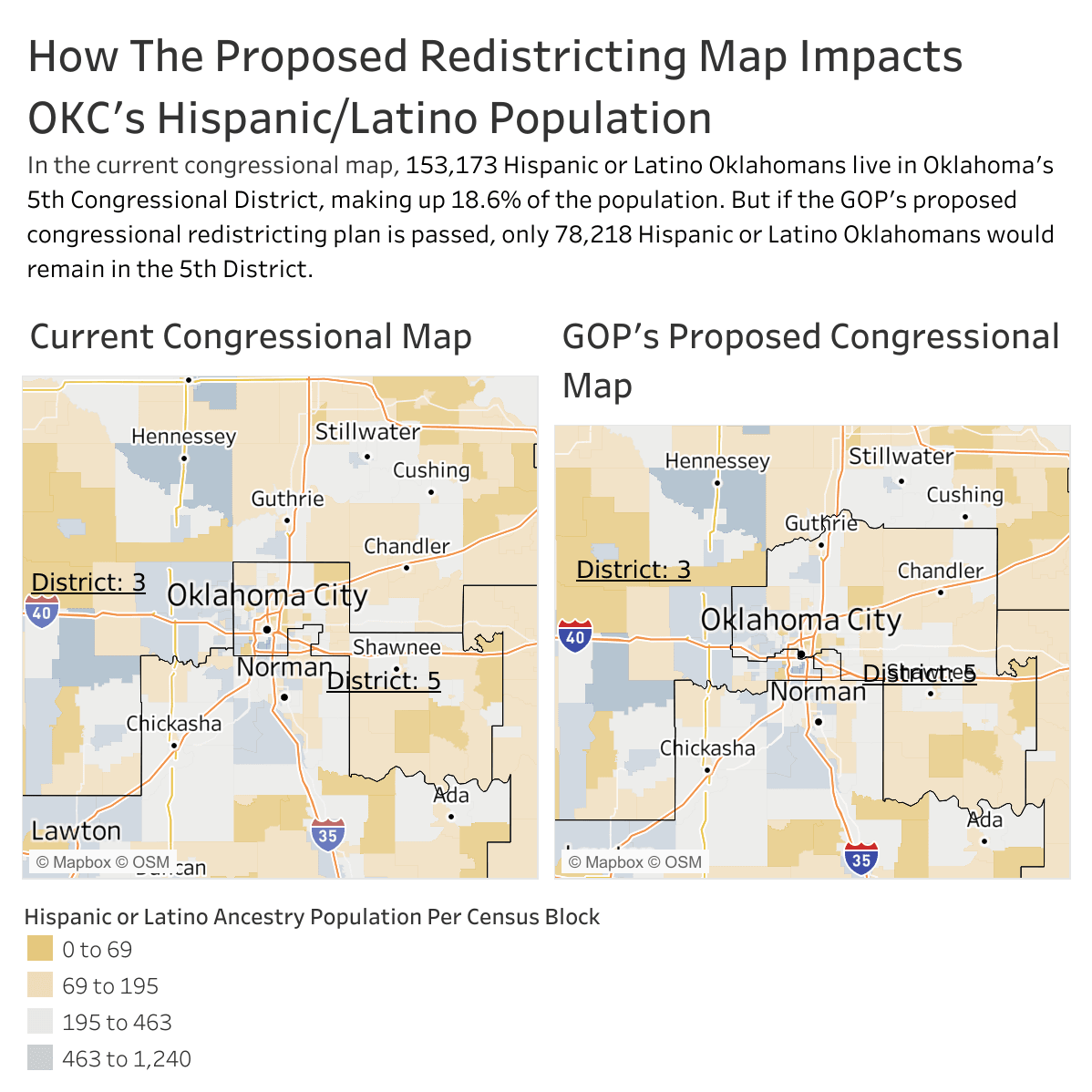 How The Proposed Redistricting Map Impacts OKC's Hispanic/Latino Population